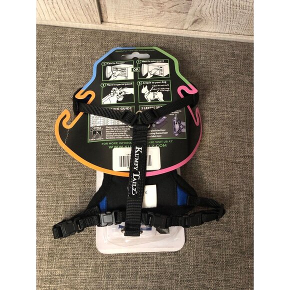 Kumfy Tailz Hi-Tech Warming Cooling Dog Harness Adjustable Royal Blue Size XXS - Picture 3 of 3